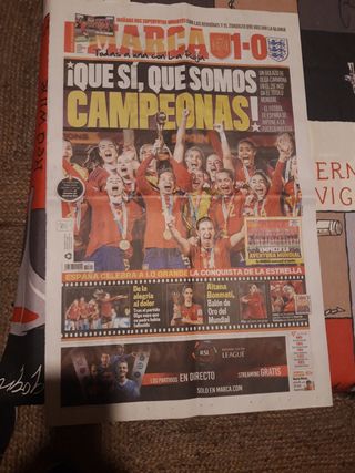 Periódico MARCA ESPAÑA FEMENINO