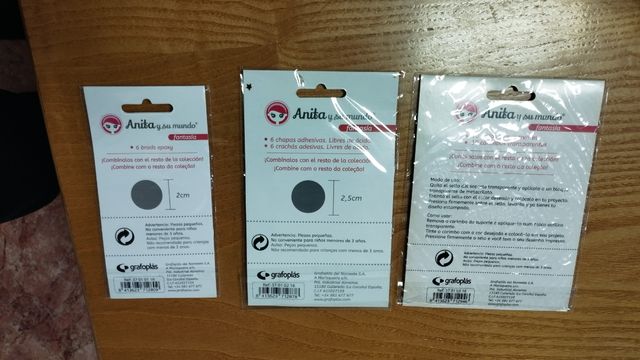 Chapas, sellos, Scrapbooking