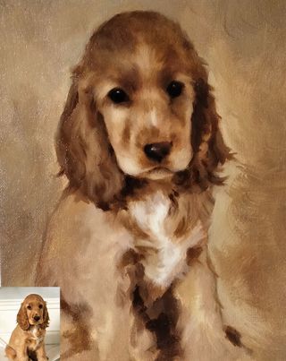 Retrato al óleo personalizado