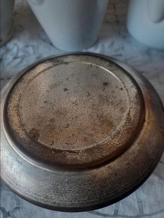 Caja joyero antiguo de metal vintge