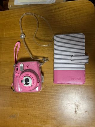 Pack Cámara Fujifilm instax mini 9 rosa fuscsia
