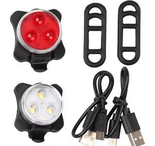 Coppia di luci per la guida di bicicletta led rica