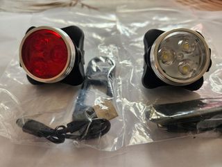 Coppia di luci per la guida di bicicletta led rica