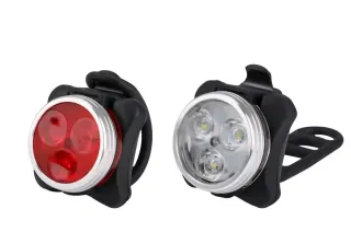 Coppia di luci per la guida di bicicletta led rica
