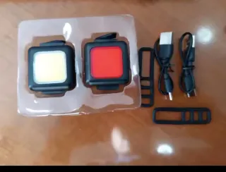 Coppia di luci a led ricaricabile