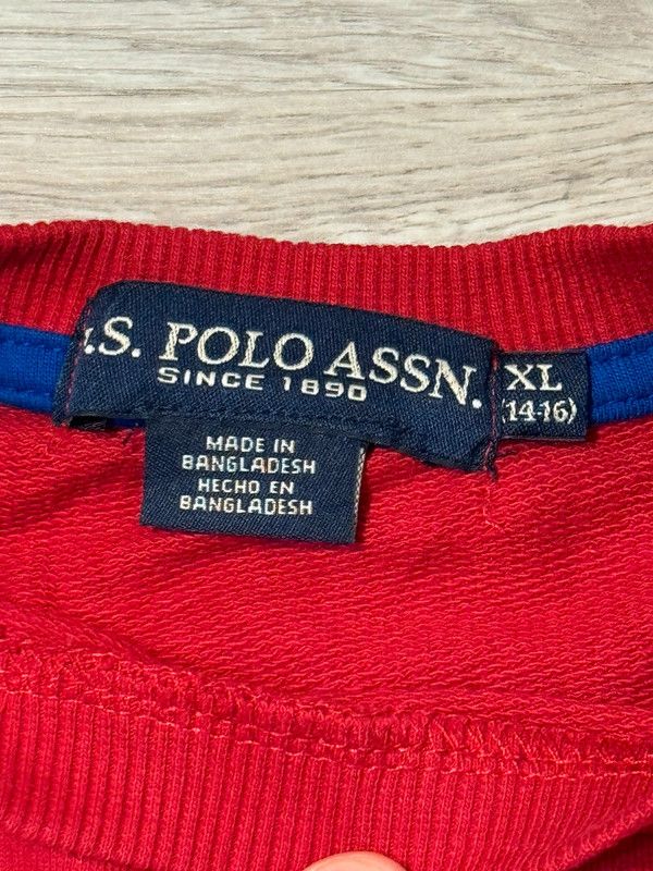 U.S. Polo Assn suéter rojo