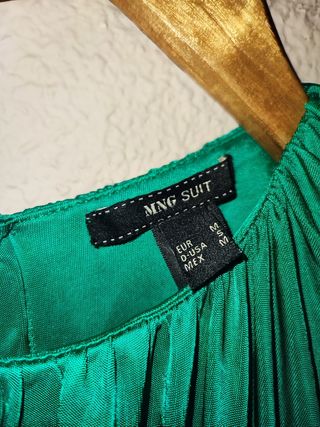 Vestido estilo griego de color verde.