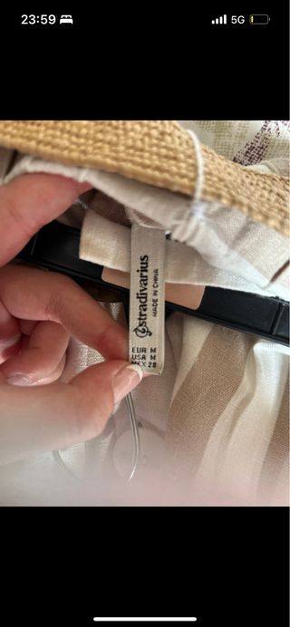 falda larga cinturon