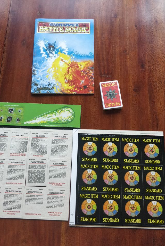 Warhammer Battle Magic 1992 Descatálogado INGLÉS