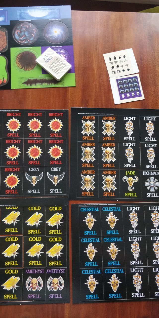 Warhammer Battle Magic 1992 Descatálogado INGLÉS