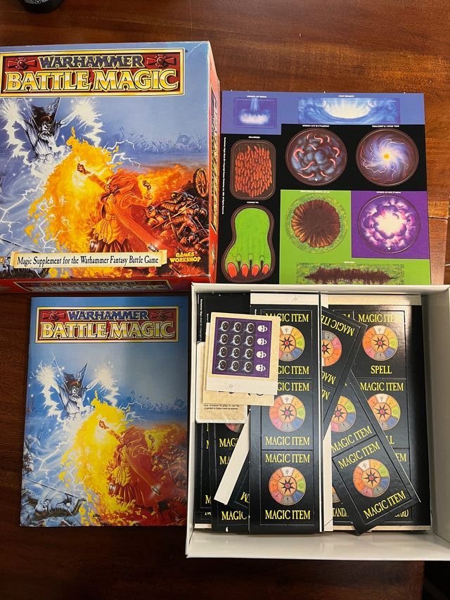 Warhammer Battle Magic 1992 Descatálogado INGLÉS