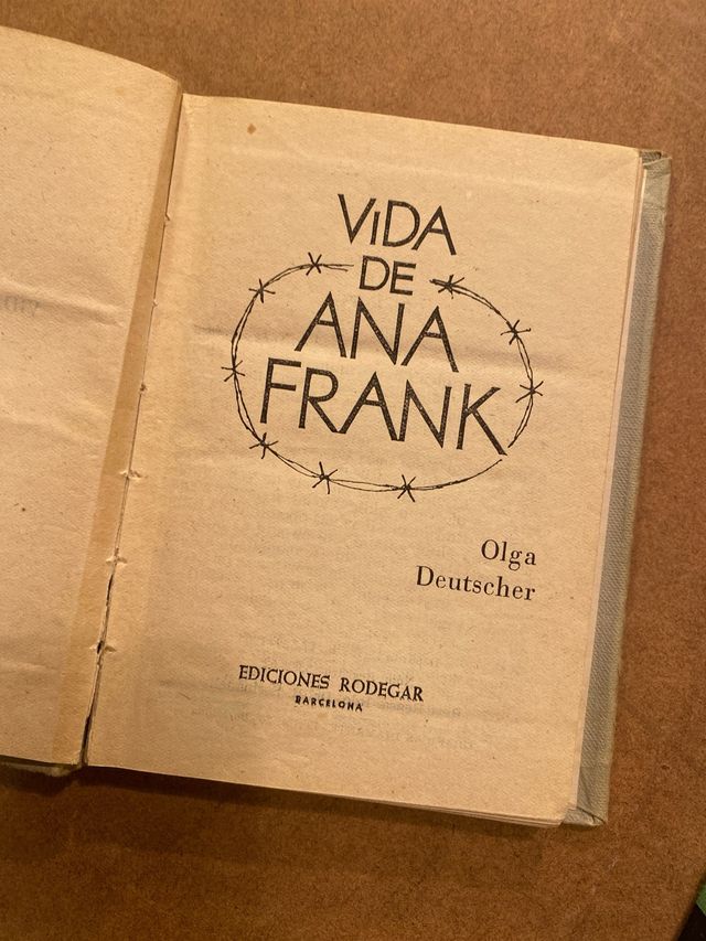 Libro La vida de Ana Frank