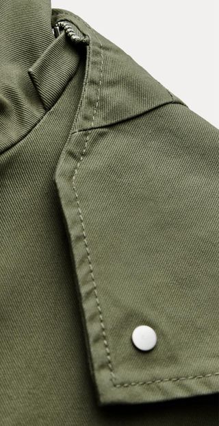 !!Nueva con etiquetas!!Parka Zara Algodon ZARA T/