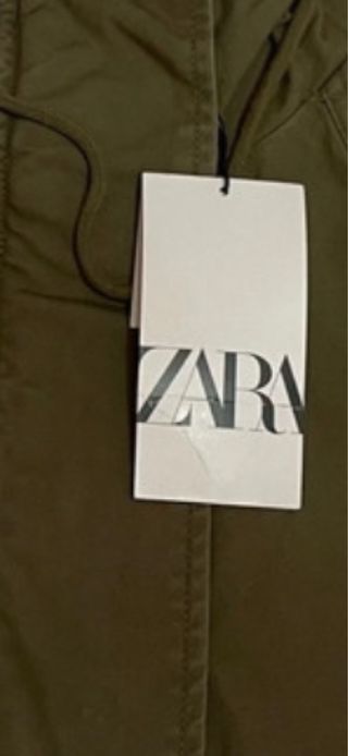 !!Nueva con etiquetas!!Parka Zara Algodon ZARA T/
