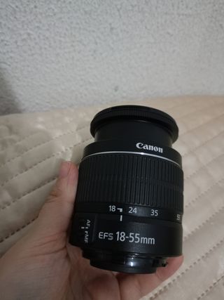 Objetivo Canon 18-55 mm 3,5-5,6