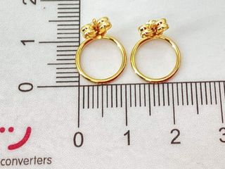 pendientes oro 18k