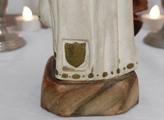Antigua figura Virgen del Carmen de Olot
