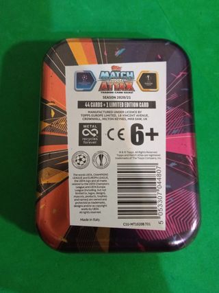 Lata pequeña match attax 20-21