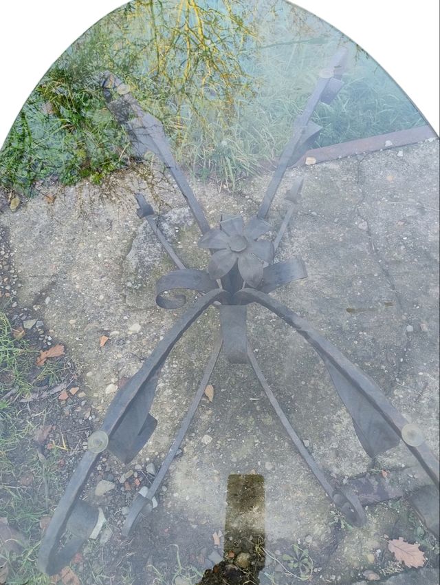 Tavolo salotto in ferro battuto