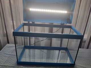 Pecera 20L con luz, kit completo