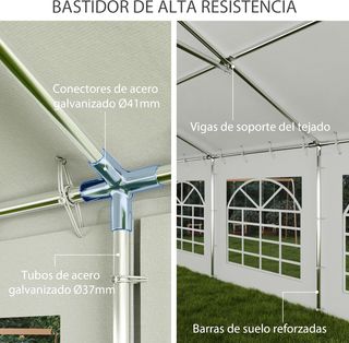 Carpa para Fiesta 12x6 m Lona 700gr