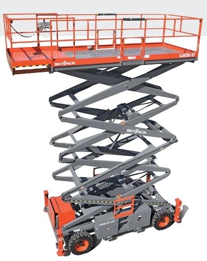 Alquiler Plataforma elevadora tijera 18mtrs 4x4