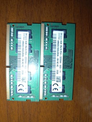 Memorias ram ddr4