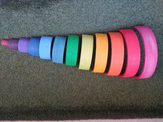 Arco iris Montessori madera