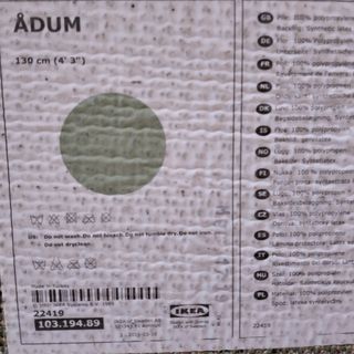 Alfombra redonda 130cm