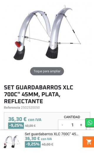 -50% GUARDABARROS 28" XLC