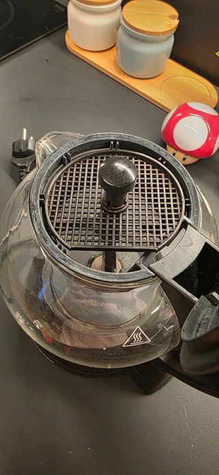 Tetera y cafetera eléctrica cristal Ultratec 1L