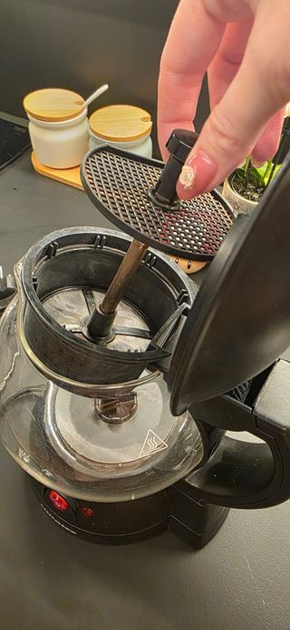 Tetera y cafetera eléctrica cristal Ultratec 1L