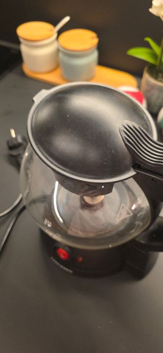 Tetera y cafetera eléctrica cristal Ultratec 1L
