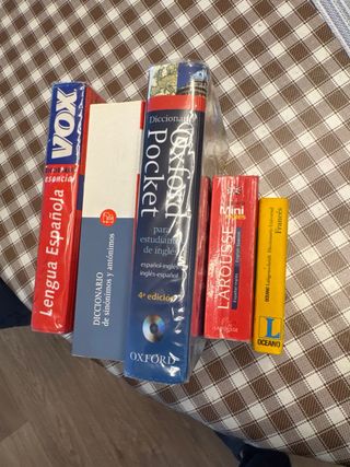 Diccionarios. Ingles sinónimos y antonimos