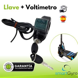 Llave encendido con Voltimetro Smartgyro