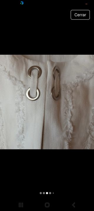 Chaqueta de Adolfo Domínguez.  En blanco