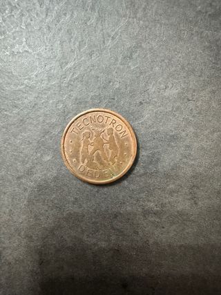 Raro gettone Tecnotron anni 70