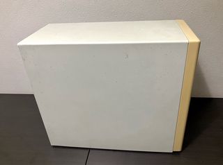 Caja PC AT vintage y placa averiada de 386 DX