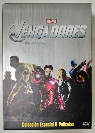 Colección Especial 6 DVDs Los Vengadores