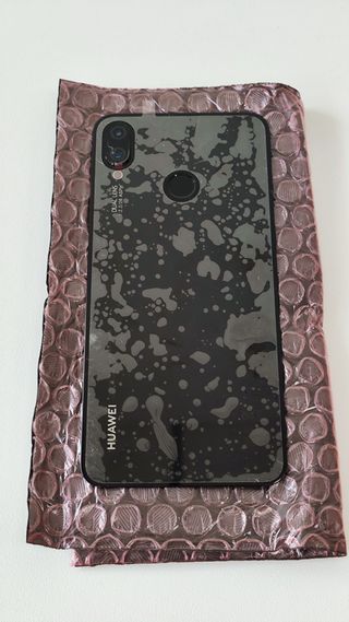 TAPA TRASERA HUAWEI P SMART PLUS NEGRO