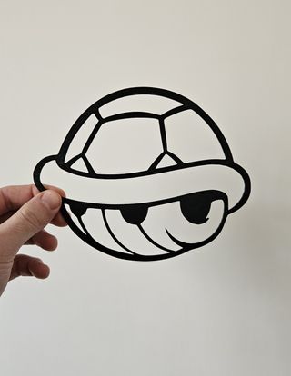 Super Mario - Shell - Wall Art 2D