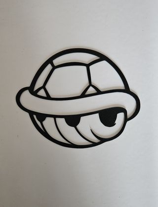 Super Mario - Shell - Wall Art 2D