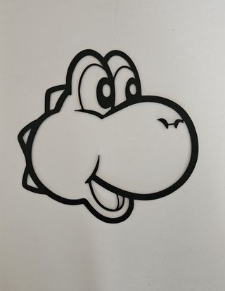 Super Mario - Yoshi - Wall Art 2D