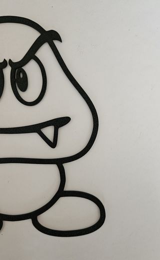 Super Mario - Goomba - Wall Art 2D