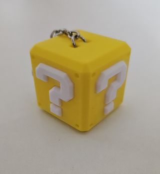 Super Mario Blocco Punto Interrogativo Portachiavi