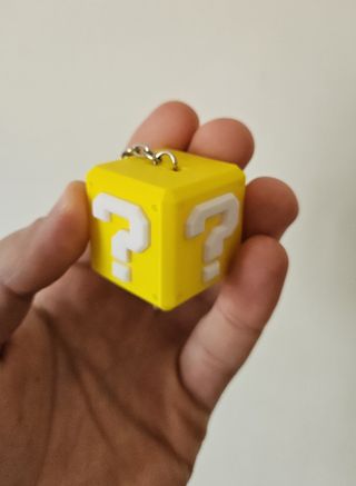 Super Mario Blocco Punto Interrogativo Portachiavi