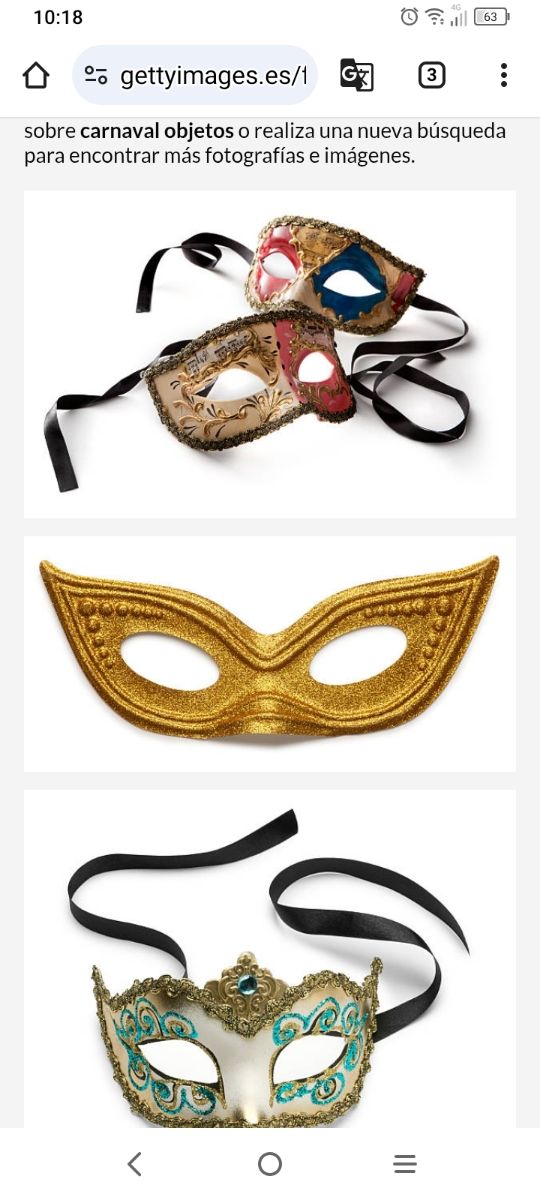 Lote de artículos de carnaval 