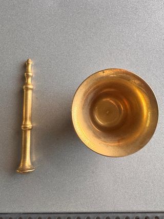 Almirez de bronce 