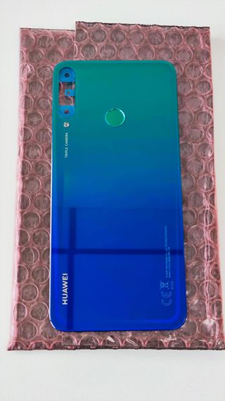 TAPA TRASERA HUAWEI P40 LITE E AZUL