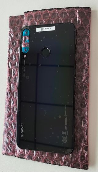 TAPA TRASERA HUAWEI P40 LITE E NEGRO